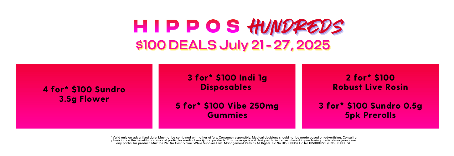 Hippos Hundreds 7.21 to 7.27.2025 Bundle Sale Deals Hippos Hundreds 7.21 to 7.27.2025 Bundle Sale Deals