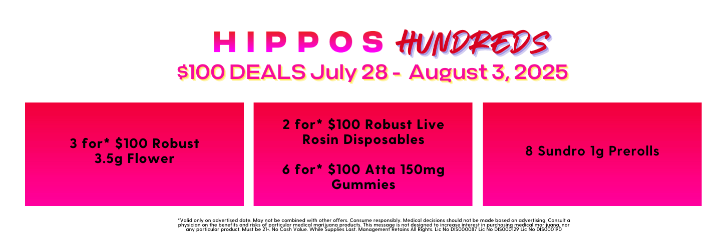Hippos Hundreds 7.28 to 8.03.2025 Bundle Sale Deals Hippos Hundreds 7.28 to 8.03.2025 Bundle Sale Deals