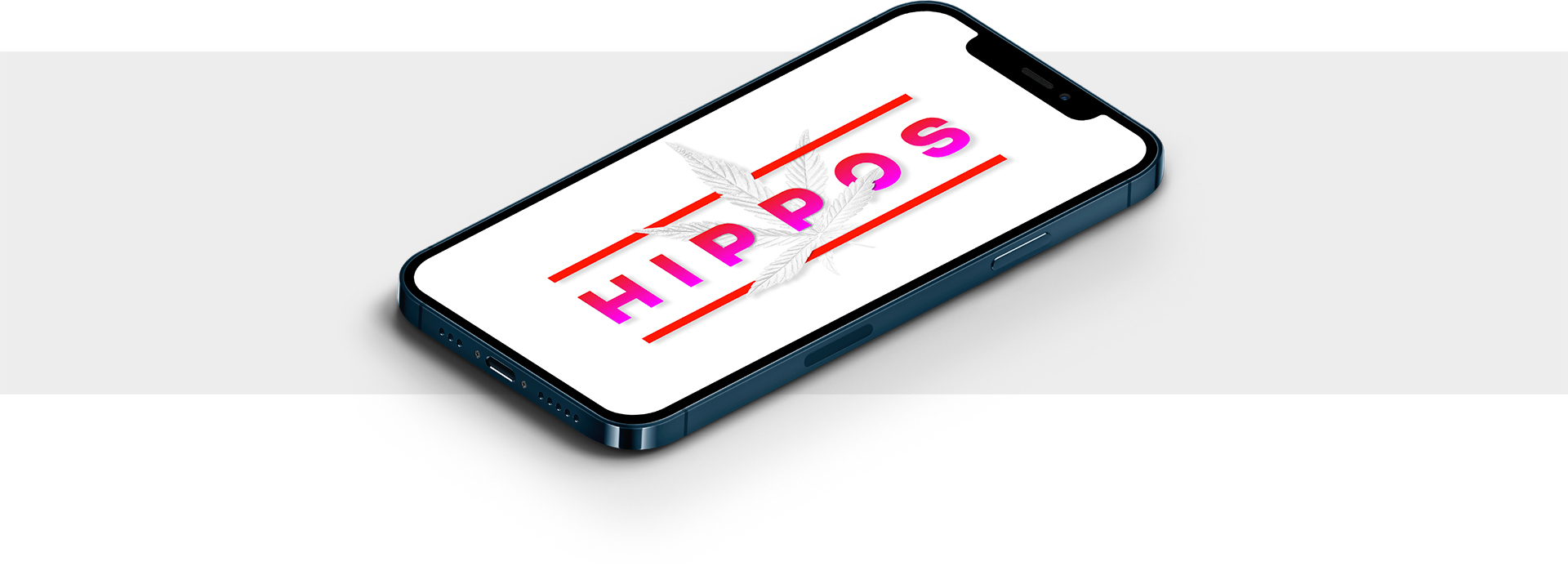 Hippos Weed Dispensary Logo On Mobile
