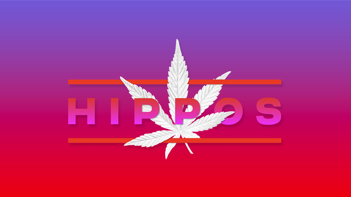 Hippos Weed Dispensary Business Logo