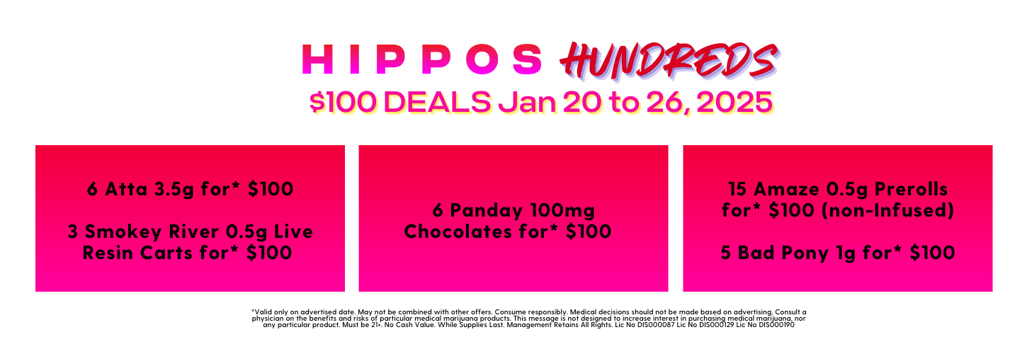 Hippos Hundreds 1.20 to 01.26.2025 Bundle Sale Deals