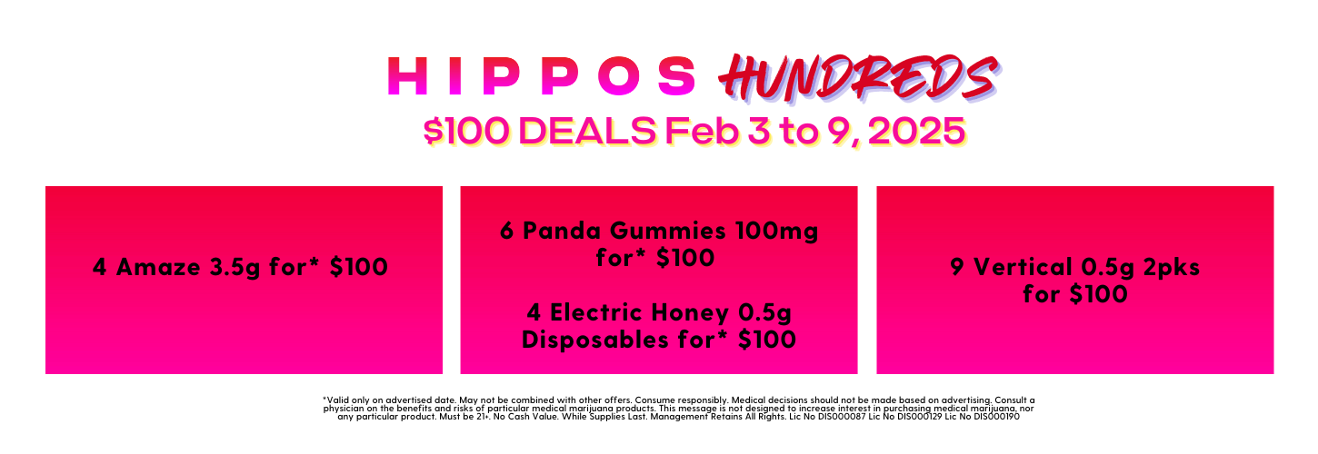 Hippos Hundreds 2.03 to 02.9.2025 Bundle Sale Deals