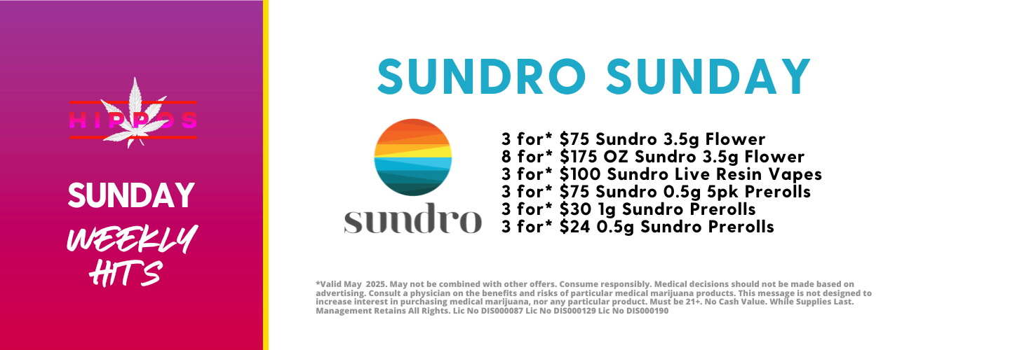 SUNDAY May 2025 Hippos Weekly Hits SUNDAY May 2025 Hippos Weekly Hits