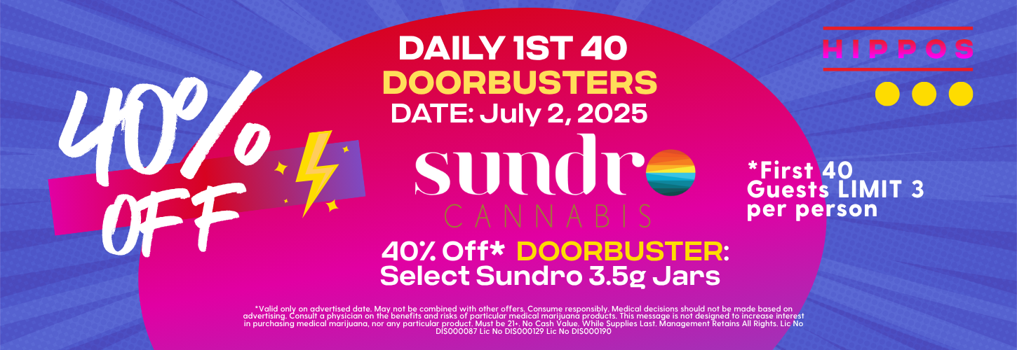 Hippos Daily Doorbusters 40 Off Sale 07.02.2025 Hippos Daily Doorbusters 40 Off Sale 07.02.2025